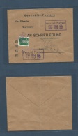 China - Xx. 1937 (23 Dec) Japanese PO INPO Ocupation. Dairen - Switzerland, Konstanz (6 Jan 1938) Single Printed Matter - Other & Unclassified
