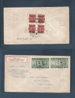 China - Xx. 1948 (9 Aug) Changsha, Hunan - USA. Fkd Envelope Incl 5000 Y Green Perf + Imperf, Cds + Reverse 10,000 Y Ovp - Autres & Non Classés