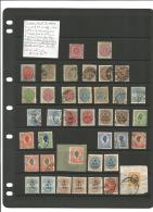 D.W.I.. 1855-1908. Mint And Used Collection. Group Of 39 Stamps, 21 Diff; Noa 2//50; 13 Unused; OG; 24 Used; And 2 On Pi - Danimarca (Antille)