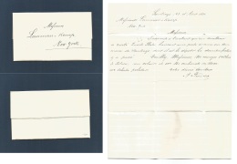 Dominican Rep. 1871 (23 Aug) Santiago - USA NYC. EL No Marks. Commercial Full Text Refers To Trade Of Puerto Plata + Thi - República Dominicana