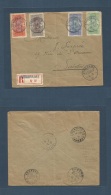 Frc - Togo. 1916 (14 Nov) German Togo. French Occupation Of Togo. Atakpame - Saintes, France (7 Dec) Dahomey Stamps. Ove - Autres & Non Classés