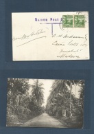 Bc - Samoa. 1923 (Apr) GPO - Madeira, Portuguese Funchal. View Postcard Fkd Envelope At 1d Rate, Tied Cds. Fine.. Cover, - Other & Unclassified