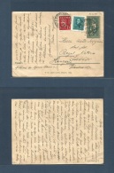 Hungary. 1931 (31 Aug) Sopron - Sanvio, Finland, Fwded Back. 10f Gren Stat Card + Adtl + Finland 1 1/2c Red Stamp, All T - Altri & Non Classificati