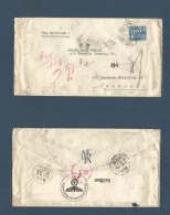 Netherlands. 1941 (2 Apr) China WWII Link Mail. Amsterdam - China, Shanghai (Japanese Occupation). Endorse Via Siberia / - Otros & Sin Clasificación