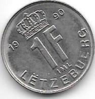 Luxembourg  1 Franc 1990   Km 63 Unc - Luxemburg
