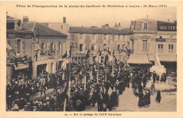 85-LUCON- INAUGURATION DE LA STATUE DU CARDINAL DE RICHELIEU 1935 - Lucon