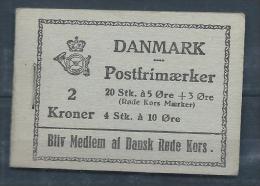 Danemark 1940 Carnet Rare Neuf Avec N°268 Surtaxe Pour La Croix Rouge. AFA Booklet N°13 - Carnets