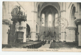 Loiret 45 - Autry Le Chatel Intérieur De L'église 1924 - Other & Unclassified