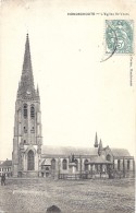 Cpa - Hondshoote -l'église St Vaast  ( En L'état ) - Hondshoote