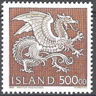 Island 1989 Michel 703 Neuf ** Cote (2013) 20.00 Euro Armoirie - Unused Stamps