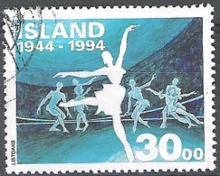 Island 1994 Michel 805 O Cote (2013) 0.90 Euro Ballet Cachet Rond - Gebraucht