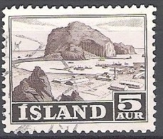 Island 1954 Michel 296 O Cote (2013) 0.30 Euro Port De Vestmannaeyjar Cachet Rond - Usados