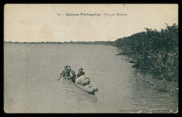 GUINÉ-BISSAU - Piroga Balante ( Ed. Philipps Garés Nº 10)  Carte Postale - Guinea-Bissau