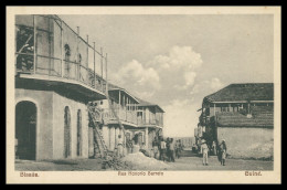 BISSAU -  Rua Honorio Barreto  Carte Postale - Guinea Bissau