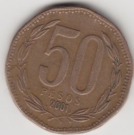 @Y@     CHILI   50 Pesos 2001 (3171) - Cile