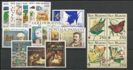 SAN MARINO - 1993 - Annata Completa - 20 Valori - Year Complete ** MNH/VF - Full Years