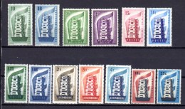 1956 Les 6 Pays, (complet **), Cote 671 €, - 1956