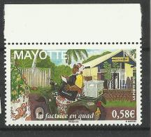 MAYOTTE 2010 LA FACTRICE EN QUAD MNH - Ungebraucht