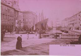 ITALIE . Un Saluto Da TRIESTE N° 2 (Vue Du Port . Nombreux Voiliers  ) - Trieste