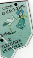 Magnets Magnet Le Gaulois Departement France 68 Haut Rhin 90 Belfort - Tourism