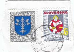 Slovacchia - Frammento Con 2 Stamps - Autres & Non Classés