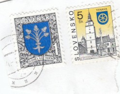 Slovacchia - Frammento Con 2 Stamps - Sonstige & Ohne Zuordnung