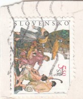 Slovacchia - Frammento Con 1 Stamp - Sonstige & Ohne Zuordnung