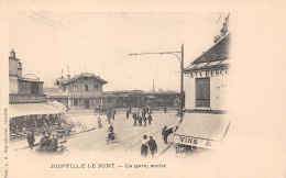 94-JOINVILLE-LE-PONT- LA GARE, SORTIE - Joinville Le Pont