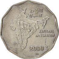 Monnaie, INDIA-REPUBLIC, 2 Rupees, 2000, TTB+, Copper-nickel, KM:121.3 - Inde