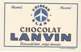BUVARD NEUF SUPERBE  THEME CHOCOLAT   LANVIN - Kakao & Schokolade