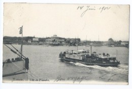 2316 - Anvers Antwerpen Tête De Flandre Bateau Vapeur 1904 Pour Stains Ricard - Antwerpen