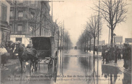 94-IVRY- INONDATION 1910, LA RUE DE SEINE - Ivry Sur Seine