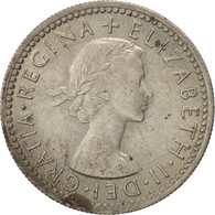 Monnaie, Grande-Bretagne, Elizabeth II, 6 Pence, 1954, TTB, Copper-nickel - H. 6 Pence