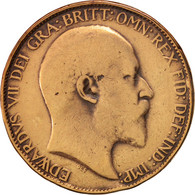 Monnaie, Grande-Bretagne, Edward VII, 1/2 Penny, 1903, TB, Bronze, KM:793.2 - C. 1/2 Penny