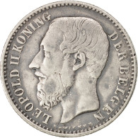 Monnaie, Belgique, Leopold II, Franc, 1886, TB+, Argent, KM:29.1 - 1 Franc