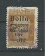 MARCA DA BOLLO/REVENUE  - FIUME - D´ANNUNZIO  LIRE O,2 SU 55 - Fiume & Kupa