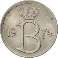 Monnaie, Belgique, 25 Centimes, 1974, Bruxelles, SPL+, Copper-nickel, KM:153.1 - 25 Cents