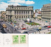 ROMANIA BUCURESTI AUTO D'EPOCA BUS  1970 - Lettres & Documents