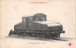 ¤¤  -  17  -  Les Locomotives  (P.O.)  -  Tracteur Electrique , 1er Type  -  Chemin De Fer   -  ¤¤ - Trains