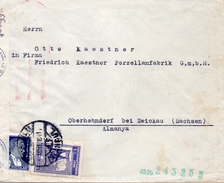 Turquie Lettre Censurée Pour L'Allemagne 1941 - Storia Postale