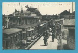 CPA 70- Chemin De Fer Arrivée D'un Train Venant De Paris  Gare POISSY 78 - Poissy