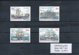 Groenland. Bateaux. 2002 - Unused Stamps