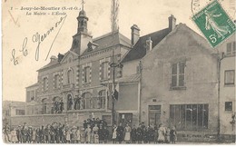 JOUY LE MOUTIER .... LA MAIRIE ... L'ECOLE - Jouy Le Moutier