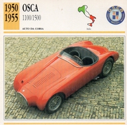 Auto Da Collezione  "Osca  1950  1100/1500  (Italia) - Moteurs