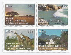 4 Stamps From Republic Of South Africa 'visit South Africa"Besoek Suid Africa"besuchen Sie Südafraka" 1990 - Nuovi