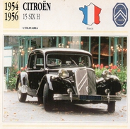 Auto Da Collezione  "Citroèn  1954  15 Six H"  (Francia) - Moteurs