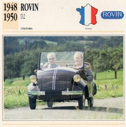 Auto Da Collezione  "Rovin 1948  D2"  (Francia) - Motoren