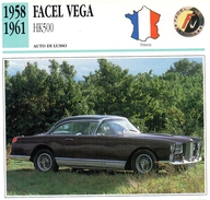 Auto Da Collezione  " Facel Vega 1958  HK 500"  (Francia) - Moteurs