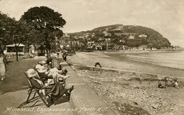 SOMERSET -  MINEHEAD - ESPLANADE AND NORTH HILL Som502 - Minehead