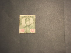 JOHORE - 1911/9 SULTANO  1 D. - TIMBRATO/USED - Johore